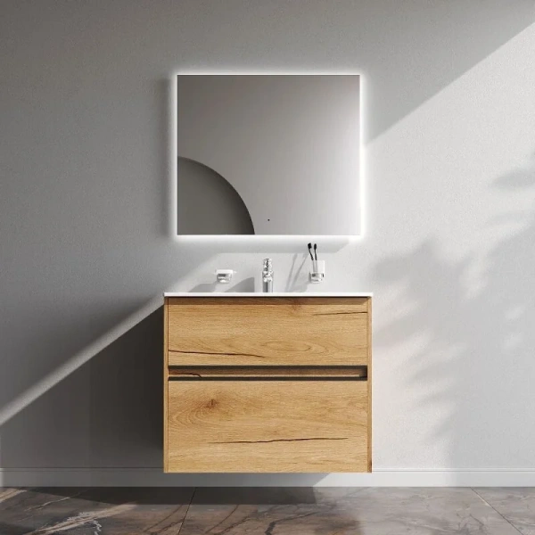 Тумба без раковины 80 см Am.Pm Sense M7BFUX0802OF дерево