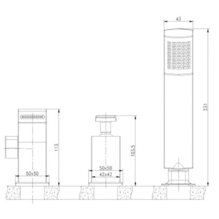 Смеситель на борт ванны Lemark Contest (LM5845CW)