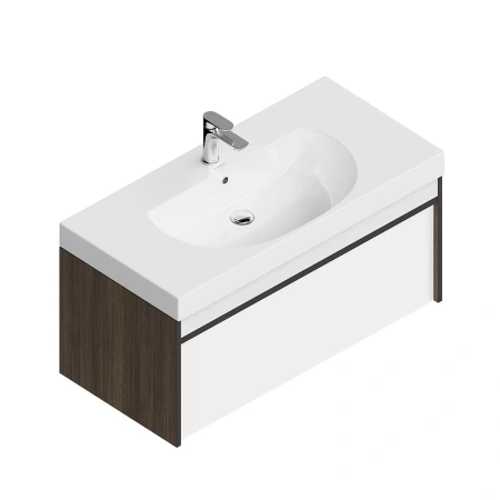 Тумба под раковину Kerama Marazzi Modula 100 MO.100.1+1\AR