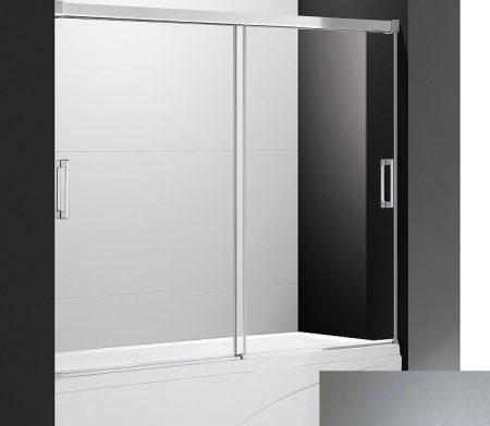 Душевая шторка на ванну CEZARES TANDEM-SOFT-VF-2-180/145-C-GM-IV