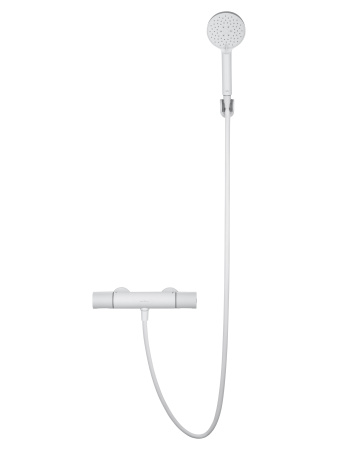 Смеситель для душа с термостатом WONZON & WOGHAND INN 2, белый матовый WW-A2006-A-MW