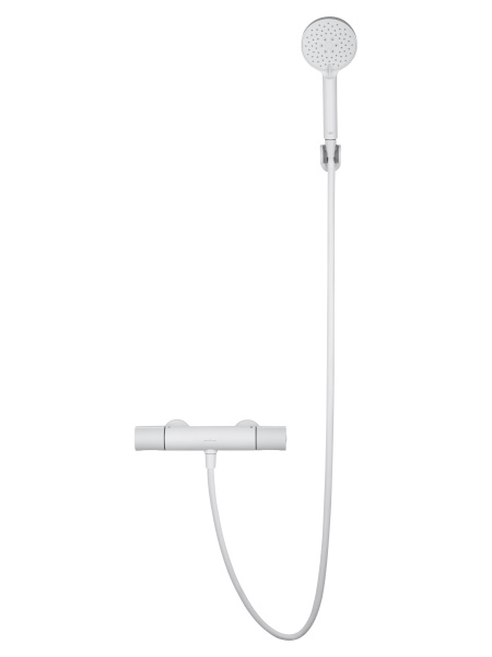 Смеситель для душа с термостатом WONZON & WOGHAND INN 2, белый матовый WW-A2006-A-MW