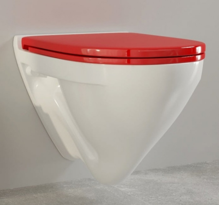 Подвесной унитаз Sanita Luxe Attica Red ATCSLWH0111