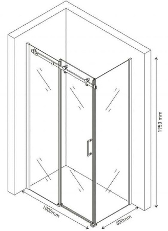 Душевой уголок Berges Wasserhaus Gelios (100х80) 061003