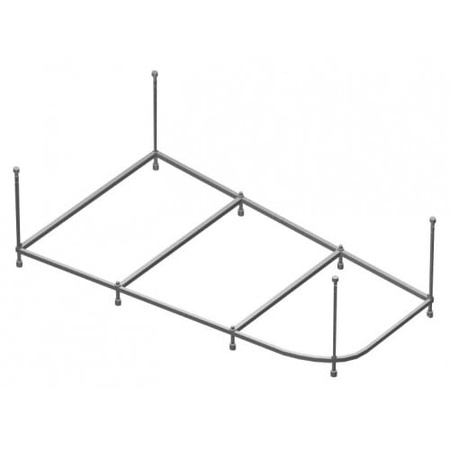 Каркас для ванны Alpen Triangl 180x120 KMAtriangl