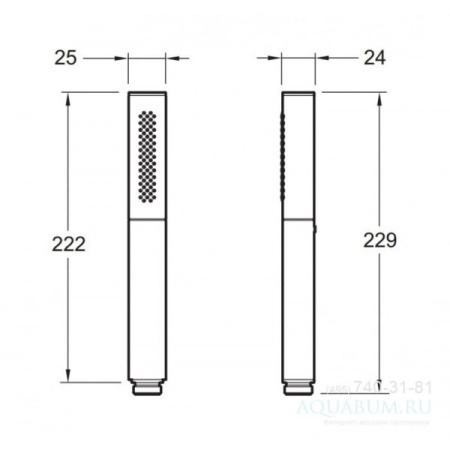 Ручной душ Jacob Delafon Ellipse E45892-BN