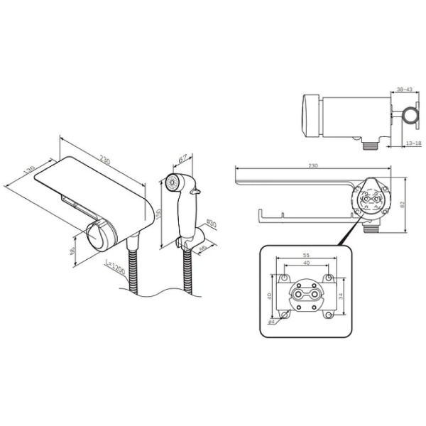 Гигиенический набор AM.PM X-Joy TouchReel F0H85A800 Гигиенический набор AM.PM X-Joy TouchReel F0H85A800