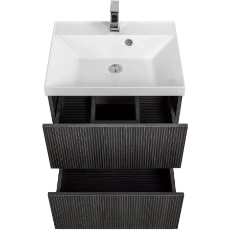Тумба без раковины подвесная Art&Max Vernoa AM-Verona-Push-600-2C-SO-KD кадена дарк