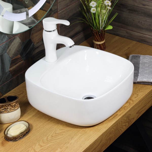 Раковина накладная (42х42) Melana 320306-805