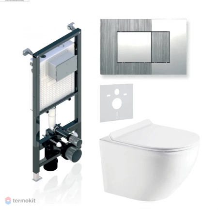 Комплект 3в1 Koller Pool Alcora ST 1200+ DESIGN PLUS Chrome+ROUND