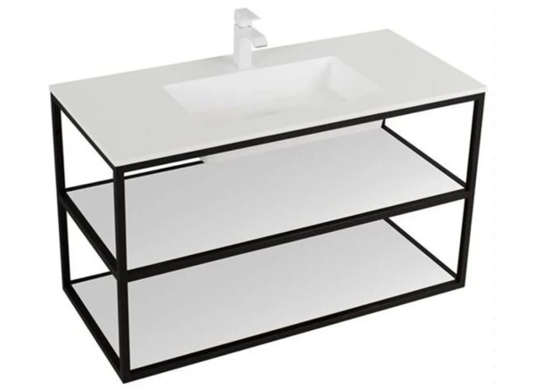 Консоль под раковину Cezares CADRO 50-100/50/58-2C-SO-MET-ST