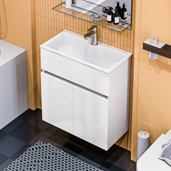 Тумба с раковиной 1Marka Mira 60П У75328