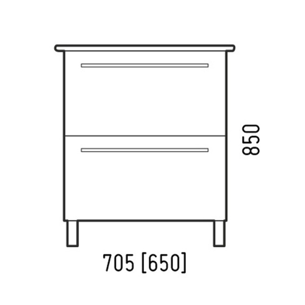 Тумба напольная Corozo Мирэль 70 SD-00000359