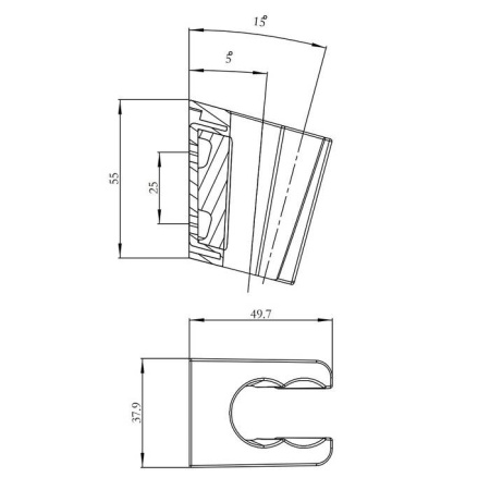 Держатель для лейки IDDIS 080 (080CP00i53)