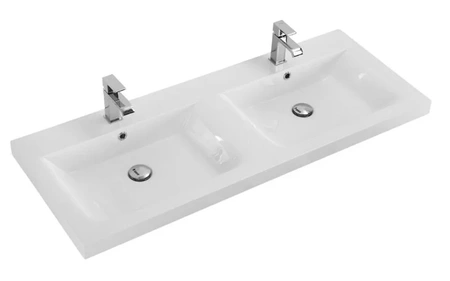 Раковина из искусственного мрамора с двумя чашами CEZARES CZR-1200/480-2-LV-MR-ECO