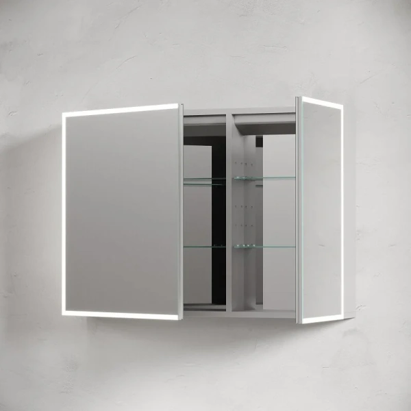 Зеркало-шкаф с подсветкой Sancos Evoke (100х70) SC80100