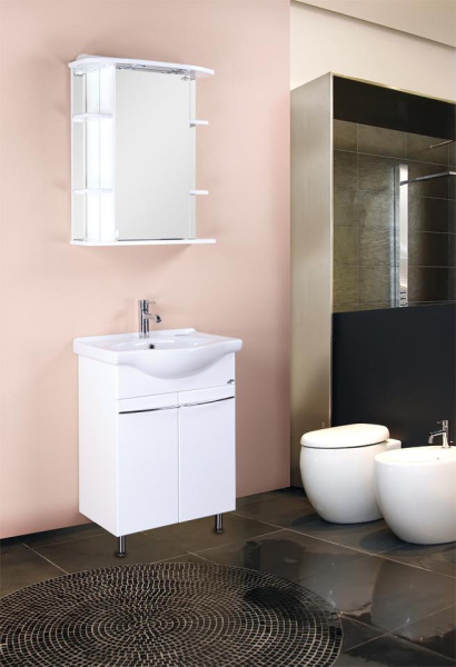 Зеркало-шкаф c подсветкой Onika Глория 65 (65x71,2) 206506