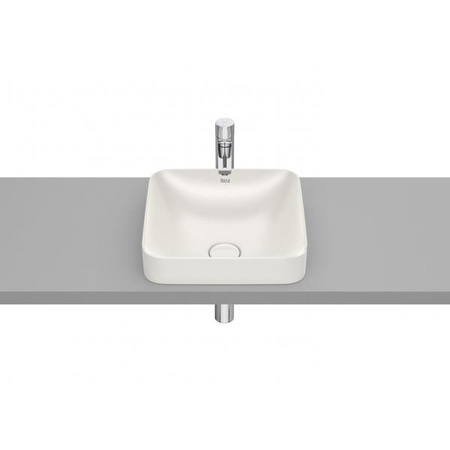 Раковина накладная (37х37) Roca Inspira square 32753R650 бежевый