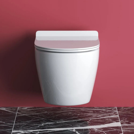 Унитаз подвесной безободковый CEZARES STYLUS CZR-513-TH-R/CZR-076-SC микролифт