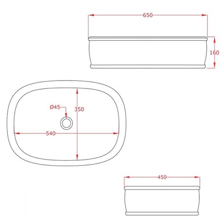 Раковина накладная Artceram Azuley AZL002 01 00 bi*0