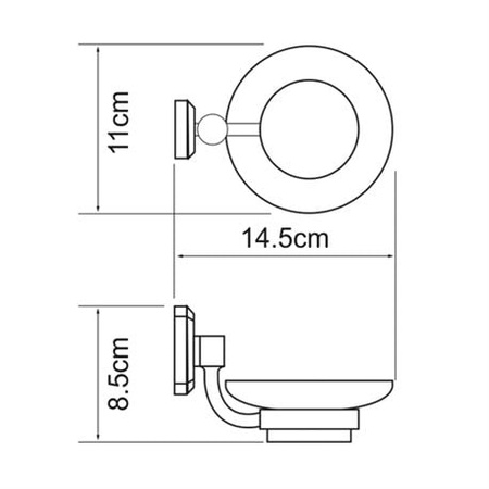 Мыльница  WasserKRAFT Oder K-3029