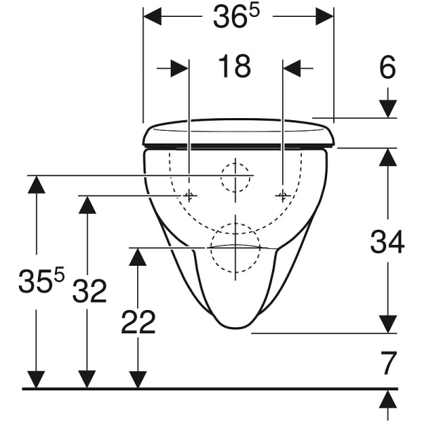 Унитаз подвесной Geberit Renova 500.802.00.1