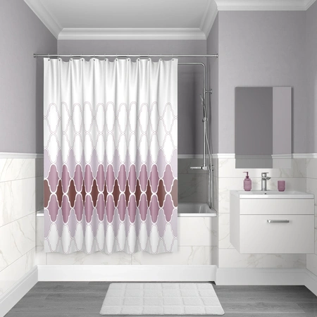 Штора для ванной комнаты IDDIS Decor D06P218i11, белый