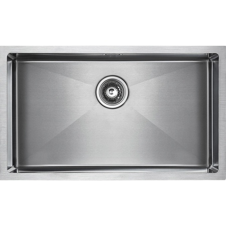 Кухонная мойка Paulmark Koher PM807444-BS брашированная нерж. сталь