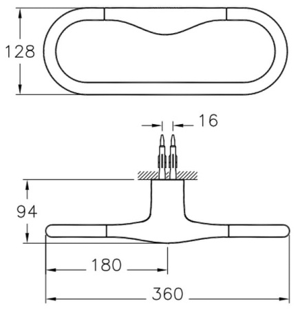 ПолотенцедержательVitra Istanвul A48008EXP