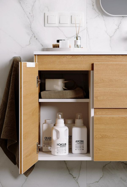 Тумба под раковину Aqwella Accent ACC0109RDZ коричневый