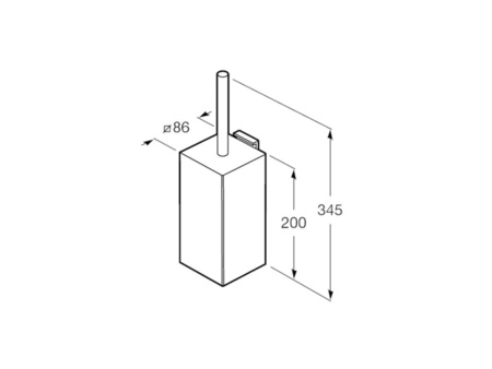 Ёршик Roca с подставкой Rubik 816851001