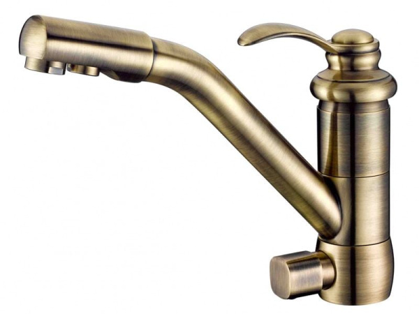 Смеситель для кухни с подключением к фильтру Zorg ZR 400 KF-47-BR Смеситель для кухни с подключением к фильтру Zorg ZR 400 KF-47-BR