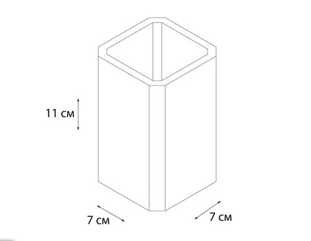 Стакан для зубных щеток Fixsen Dony FX-232-3