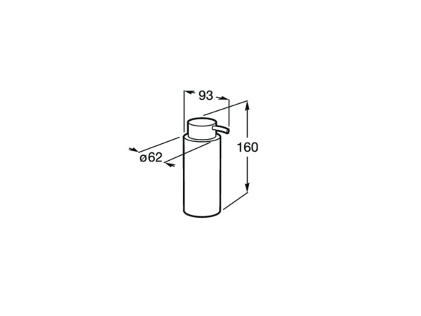 Диспенсер Roca Superinox 817312002