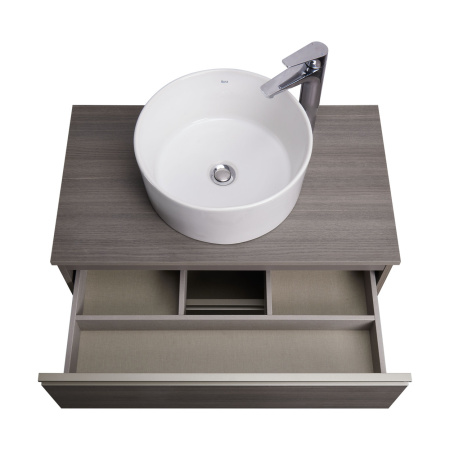 Тумба под раковину Roca Gap 80 городской дуб, 3 ящика, A857406402