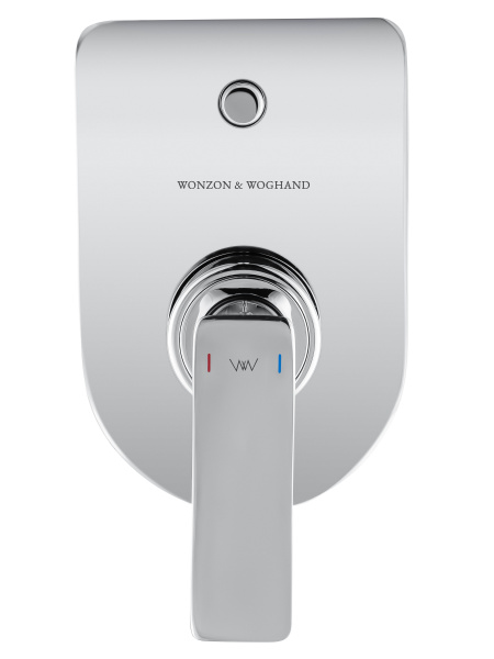 Смеситель для ванны встраиваемый WONZON & WOGHAND SHARK, хром WW-483700-CR