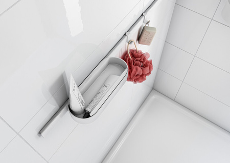 Набор аксессуаров для душа Hansgrohe WallStoris 27967700 белый матовый