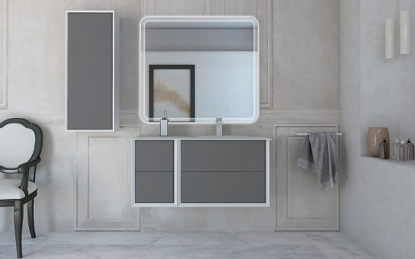 Шкаф подвесной Cezares Bellagio 55303 Grigio nuvola