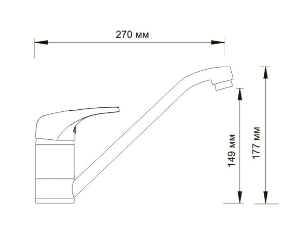 Смеситель для кухни  WasserKRAFT Oder 6307 Смеситель для кухни  WasserKRAFT Oder 6307