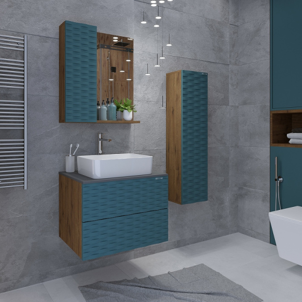 Пенал подвесной Grossman АЛЬБА 303010 веллингтон/бриз