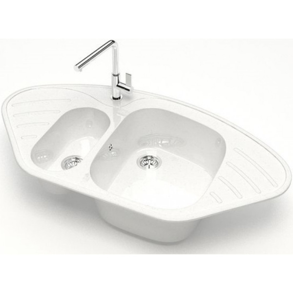 Кухонная мойка Marrbaxx Аделис Z23 Z023Q001 белый