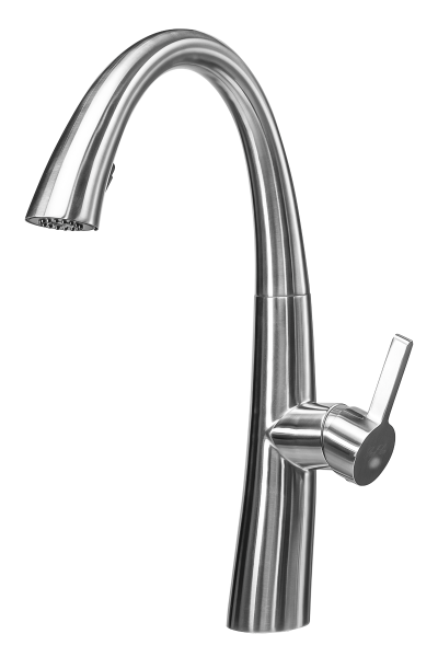 Смеситель для кухни ПСМ-Профсан  STEEL PSM-300-9