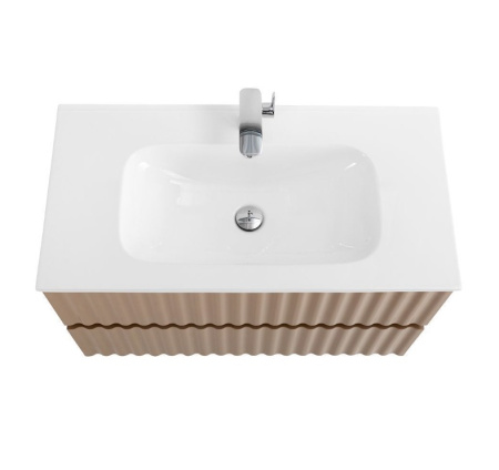 База под раковину Art&Max Еlegant AM-ELEGANT-900-2C-SO-CM-LED Капучино матовый
