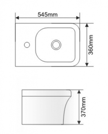 Биде подвесное Melana T5078-806