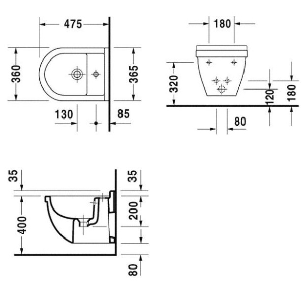 Биде Duravit Starck 3 2231150000