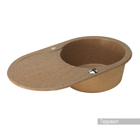 Кухонная мойка Aquaton Паола 1A714032PA270 терракот