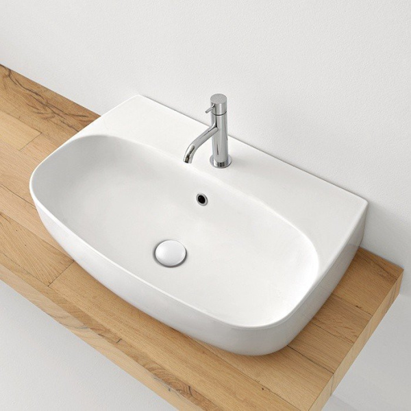 Раковина накладная (70х45) Kerasan Nolita 534201*1 белый