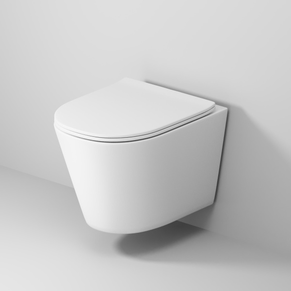 Унитаз подвесной безободковый Grossman  GR-4477MSQ с сиденьем микролифт