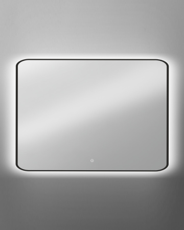 Зеркало с LED подсветкой и сенсорной кнопкой Orange Black BL-100ZE  черный