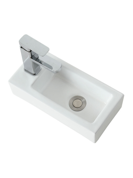 Раковина подвесная (37х18,5) Orange  B05-365RW белый глянец